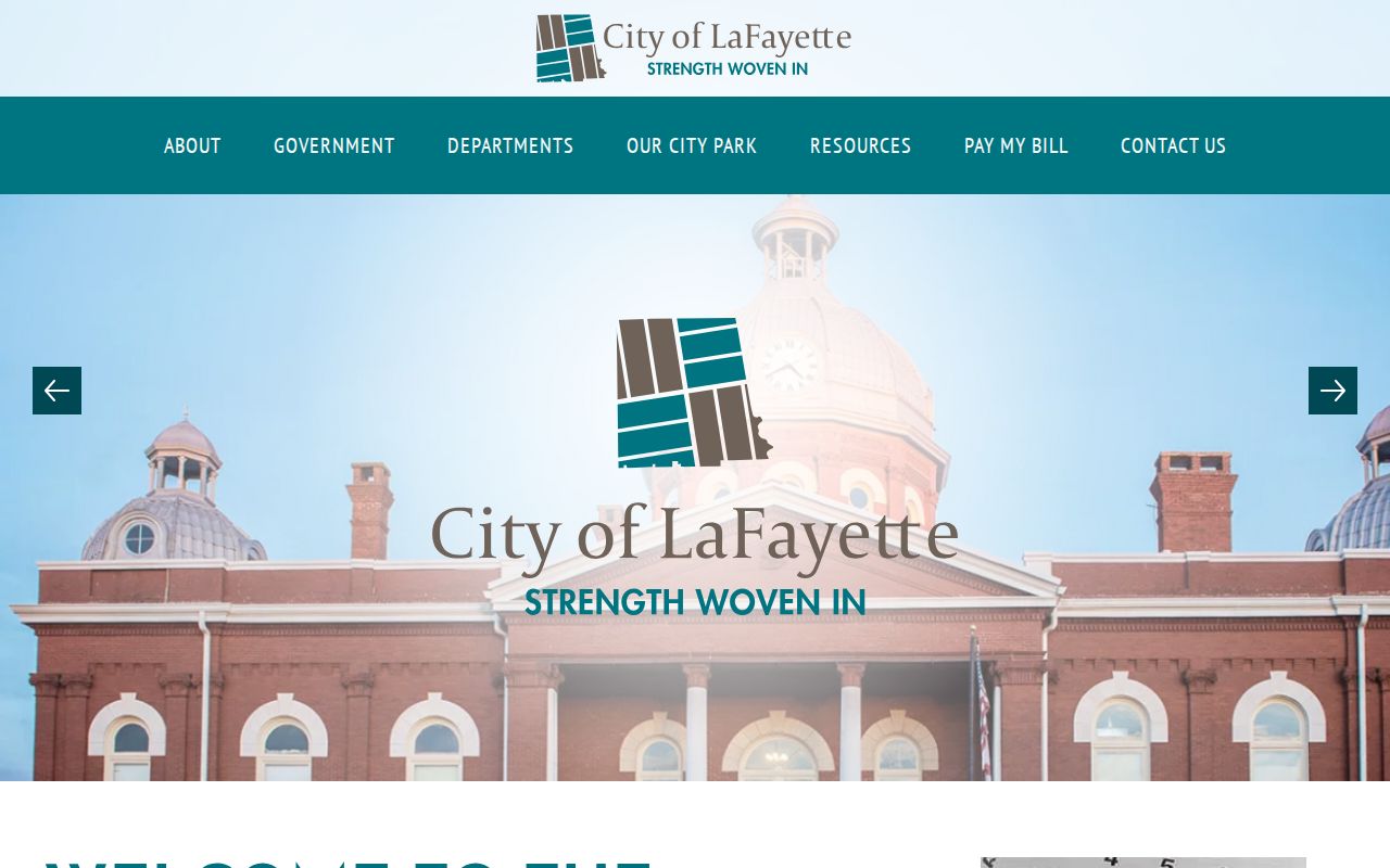 LaFayette criminal record check through the city government gateway