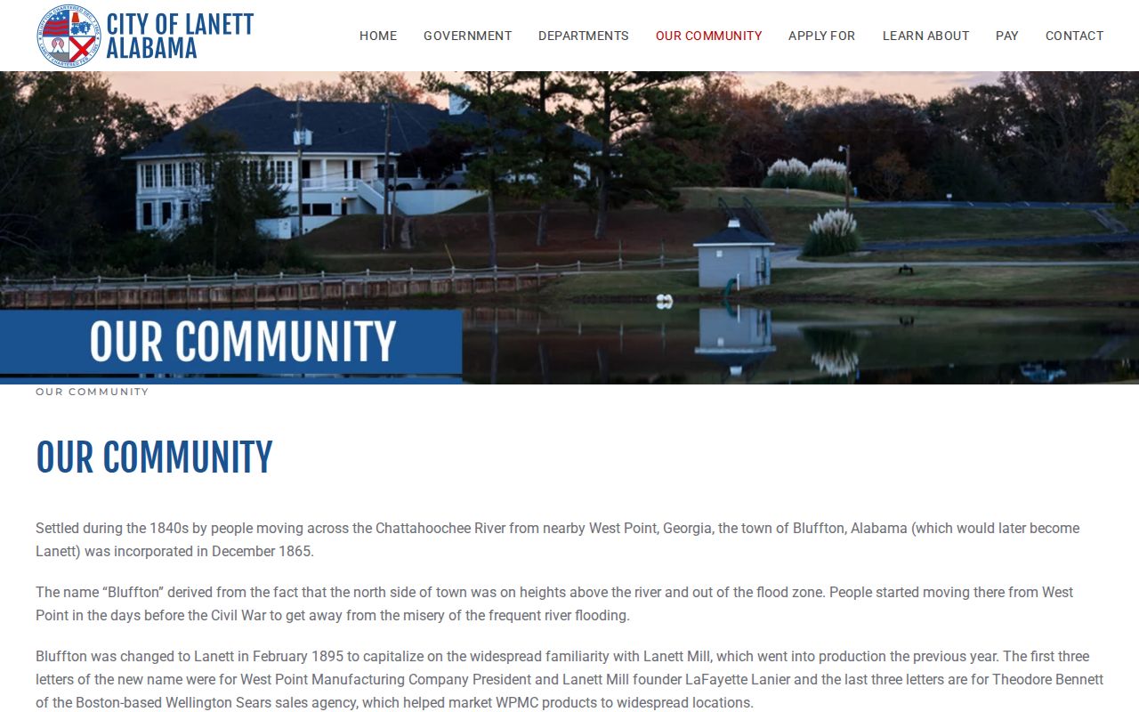 Lanett criminal history community and border context