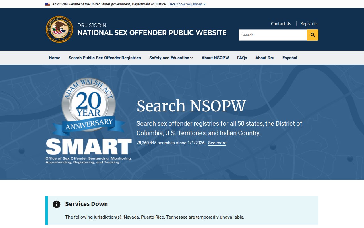 Chambers County sex offender lookup across state lines with NSOPW
